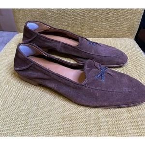 Elegant Brown Suede Men's Loafers
